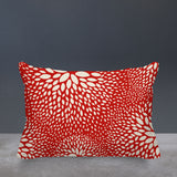 Mekko Floral Spun Polyester Lumbar Indoor/Outdoor Throw Pillow