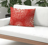 Mekko Floral Spun Polyester Lumbar Indoor/Outdoor Throw Pillow