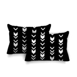 Melba Geometric Reversible Indoor/Outdoor Rectangular Pillow