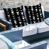 Melba Geometric Reversible Indoor/Outdoor Square Pillow