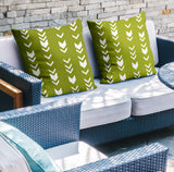 Melba Geometric Reversible Indoor/Outdoor Square Pillow