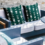 Melba Geometric Reversible Indoor/Outdoor Square Pillow