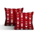 Melba Geometric Reversible Indoor/Outdoor Square Pillow