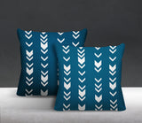 Melba Geometric Reversible Indoor/Outdoor Square Pillow