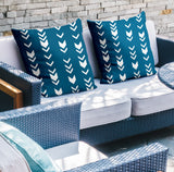 Melba Geometric Reversible Indoor/Outdoor Square Pillow