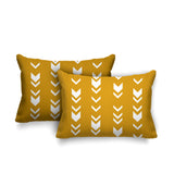 Melba Geometric Reversible Indoor/Outdoor Rectangular Pillow