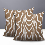 Meli Zebra Print Indoor/Outdoor Reversible Square Pillow