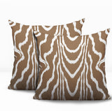 Meli Zebra Print Indoor/Outdoor Reversible Square Pillow