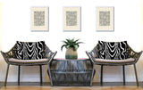 Meli Zebra Print Indoor/Outdoor Reversible Rectangular Pillow