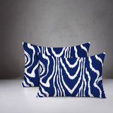 Meli Zebra Print Indoor/Outdoor Reversible Rectangular Pillow