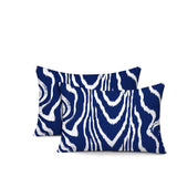 Meli Zebra Print Indoor/Outdoor Reversible Rectangular Pillow