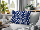 Meli Zebra Print Indoor/Outdoor Reversible Square Pillow