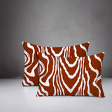 Meli Zebra Print Indoor/Outdoor Reversible Rectangular Pillow
