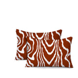 Meli Zebra Print Indoor/Outdoor Reversible Rectangular Pillow