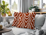 Meli Zebra Print Indoor/Outdoor Reversible Square Pillow