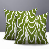 Meli Zebra Print Indoor/Outdoor Reversible Square Pillow