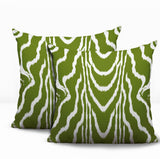 Meli Zebra Print Indoor/Outdoor Reversible Square Pillow