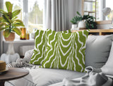 Meli Zebra Print Indoor/Outdoor Reversible Square Pillow