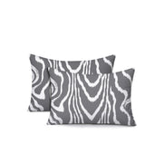 Meli Zebra Print Indoor/Outdoor Reversible Rectangular Pillow