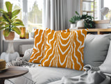 Meli Zebra Print Indoor/Outdoor Reversible Square Pillow