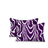 Meli Zebra Print Indoor/Outdoor Reversible Rectangular Pillow