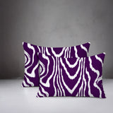Meli Zebra Print Indoor/Outdoor Reversible Rectangular Pillow