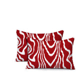 Meli Zebra Print Indoor/Outdoor Reversible Rectangular Pillow
