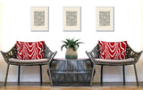 Meli Zebra Print Indoor/Outdoor Reversible Rectangular Pillow