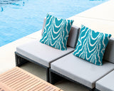 Meli Zebra Print Indoor/Outdoor Reversible Square Pillow