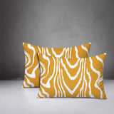 Meli Zebra Print Indoor/Outdoor Reversible Rectangular Pillow
