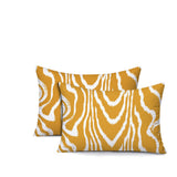 Meli Zebra Print Indoor/Outdoor Reversible Rectangular Pillow