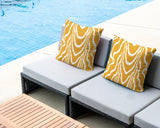 Meli Zebra Print Indoor/Outdoor Reversible Square Pillow