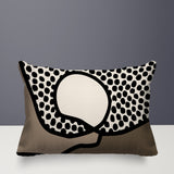 Miera Abstract Reversible Indoor/Outdoor Rectangular Pillow
