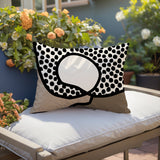 Miera Abstract Reversible Indoor/Outdoor Rectangular Pillow