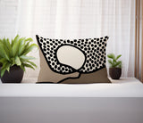 Miera Abstract Reversible Indoor/Outdoor Rectangular Pillow