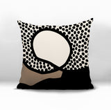 Miera Abstract Reversible Indoor/Outdoor Square Pillow