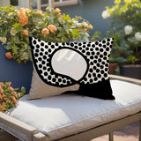 Miera Abstract Reversible Indoor/Outdoor Rectangular Pillow