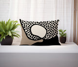 Miera Abstract Reversible Indoor/Outdoor Rectangular Pillow