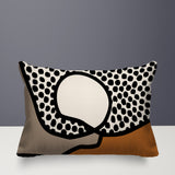 Miera Abstract Reversible Indoor/Outdoor Rectangular Pillow