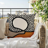 Miera Abstract Reversible Indoor/Outdoor Square Pillow