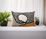 Miera Abstract Reversible Indoor/Outdoor Rectangular Pillow