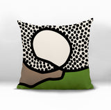 Miera Abstract Reversible Indoor/Outdoor Square Pillow