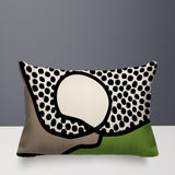 Miera Abstract Reversible Indoor/Outdoor Rectangular Pillow