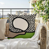 Miera Abstract Reversible Indoor/Outdoor Square Pillow