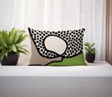 Miera Abstract Reversible Indoor/Outdoor Rectangular Pillow