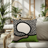 Miera Abstract Reversible Indoor/Outdoor Square Pillow