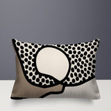 Miera Abstract Reversible Indoor/Outdoor Rectangular Pillow