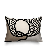 Miera Abstract Reversible Indoor/Outdoor Rectangular Pillow