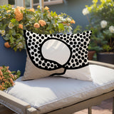 Miera Abstract Reversible Indoor/Outdoor Rectangular Pillow
