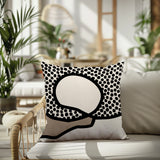 Miera Abstract Reversible Indoor/Outdoor Square Pillow